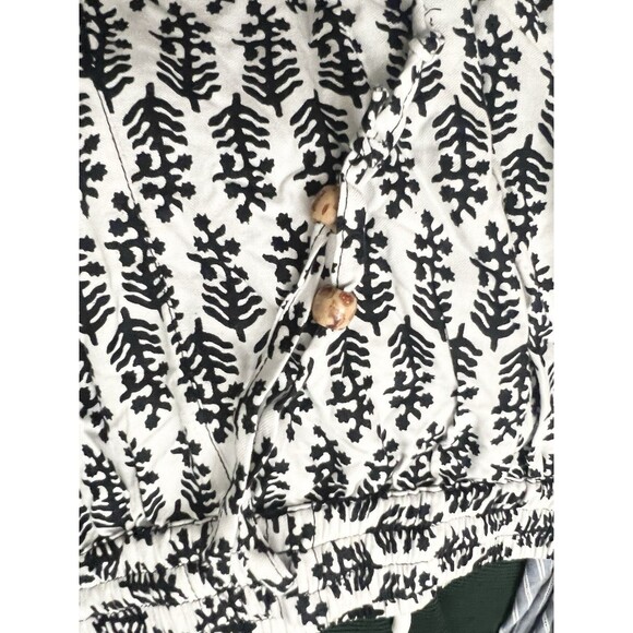 Exclusively For Signals Medium Pull-On Boho Pants Pockets Boho Black Wide Leg - Picture 5 of 6